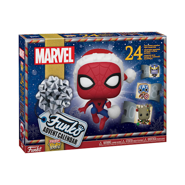 Julkalender Marvel Spider-Man Blind Box 24st Minifigurer Barnpresenter