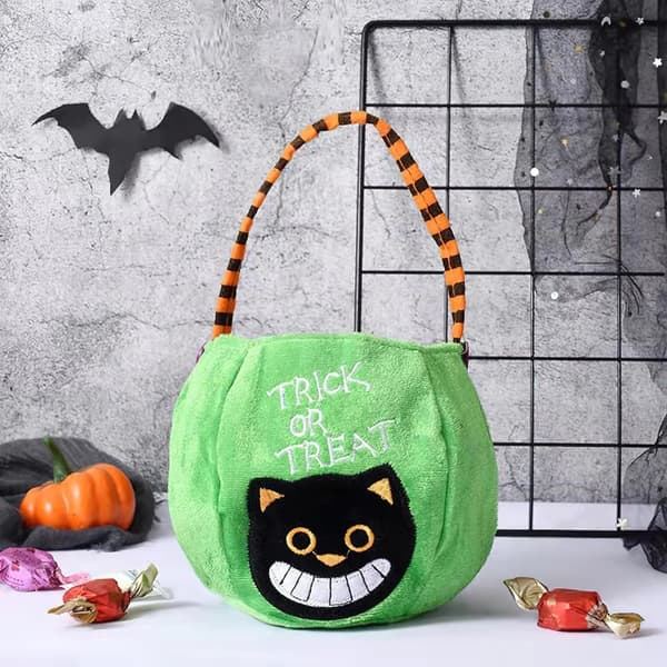 Reusable Halloween-Themed Candy Bags - 2-Pack