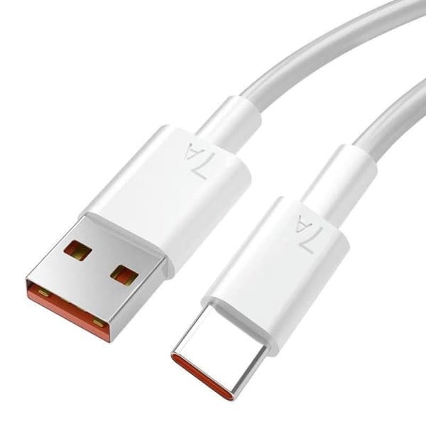 6A 66W C-tyypin USB-kaapeli, supernopea latauskaapeli 2m