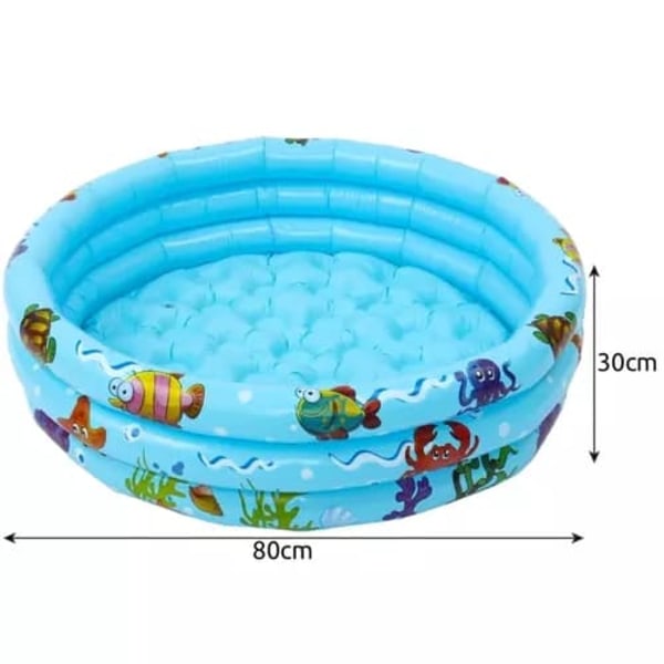 Inflatable Pool / Paddling Pool for Children - 80x30cm_QQ