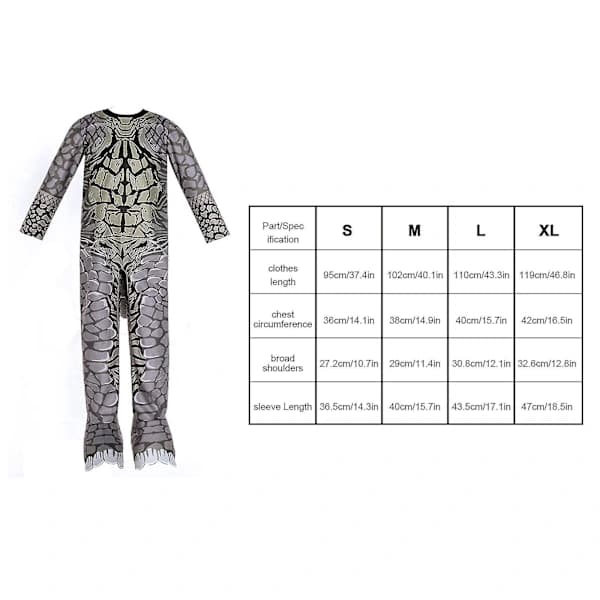 Godzilla Lasten Cosplay Pukusetti L*130 L*130