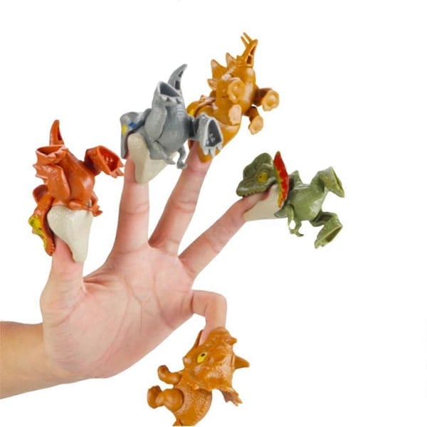 QU/Mini Dinosaurukset Leluja Sormea Purevia Toiminta Dinosaurushahmot Lelusetti