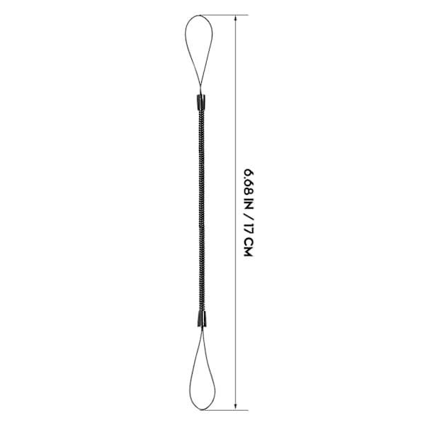 8 stk Stylus Tether Elastisk Tether Snor Fjærrep Elastisk Penn Snor Fjærremmer For Touchpen Stylus 17.00X0.50X0.50CM -RY