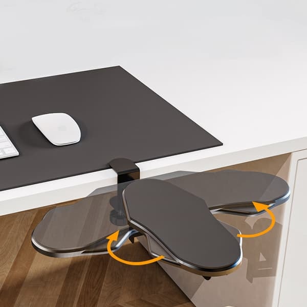 Dataarmstøtte, Albuestøtte for Skrivebord Svart Modell Foldable / Rotatable_qq