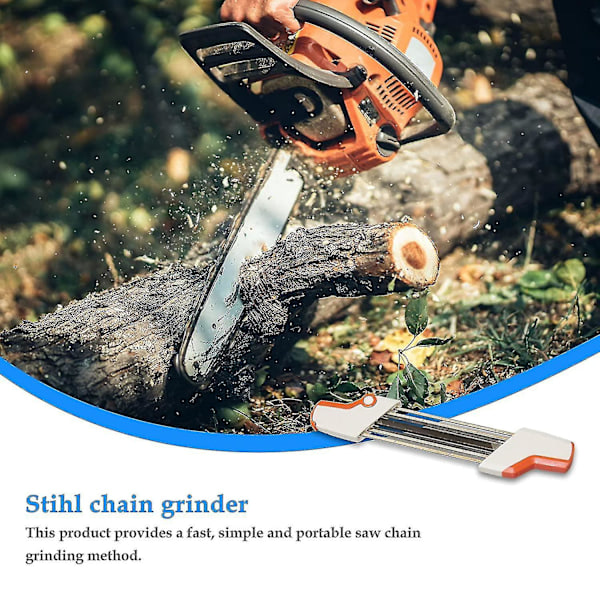 Stihl Ketjuteroitin 3/8 P Moottorisahaketjulle - 2 in 1 Easy File 4,0 mm Yhteensopiva