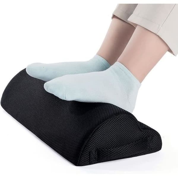 /QD/skrivebordsfotstøtte halvsirkelformet fotstøtte ergonomisk fotstøttestøttefot