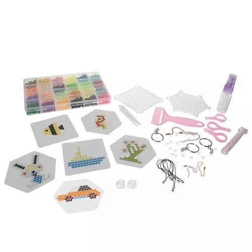 Perlesæt 2800 Perler og Perleplader Hobby