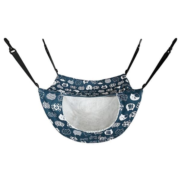 Cat Hammock with Ball - Adjustable Pet Hammock Double Layer | Soft Sleeping Place for Cats, Rabbits and