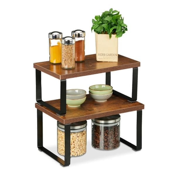 Bordshylla i 2 delar, industriell design