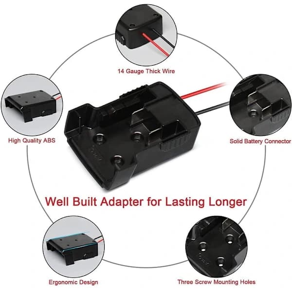 2-pak Hjuldrevet Lithium-ion Batteriadapter M18