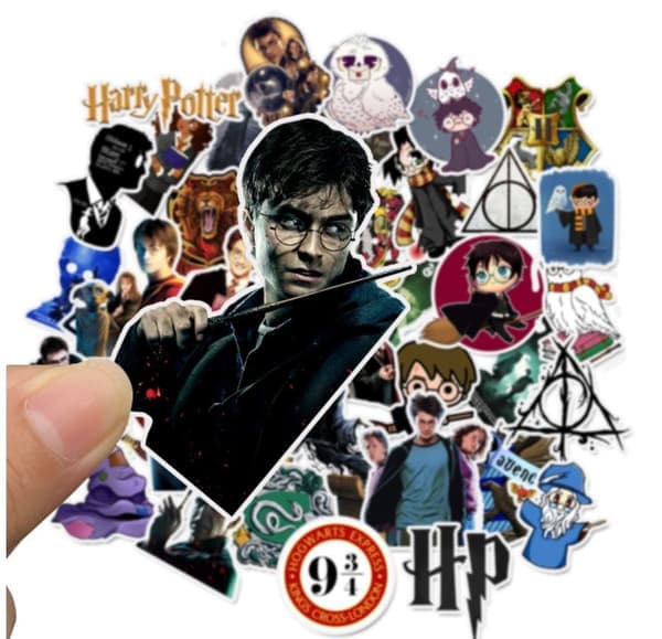 50 stk. Harry Potter-klistremerker