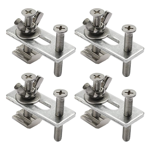 \"QD\" Set med 4 T-spårsklämmor för 3018-Pro / 3018-MX3 / 3018-Prover CNC Fräs- och Gravyrmaskin