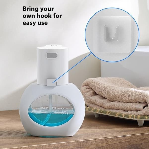 Automatic Soap Dispenser Touchless Infrared Sensor Hand Wash for Foam - Black Svart black