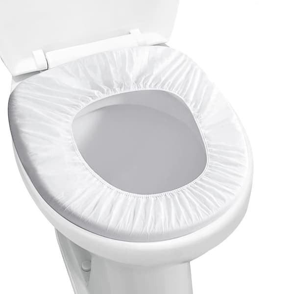 20 st engångs toalettsitsskydd i nonwoven, vattentäta, rese toalettsitsskydd för offentliga toaletter, individuellt förpackade,_qq