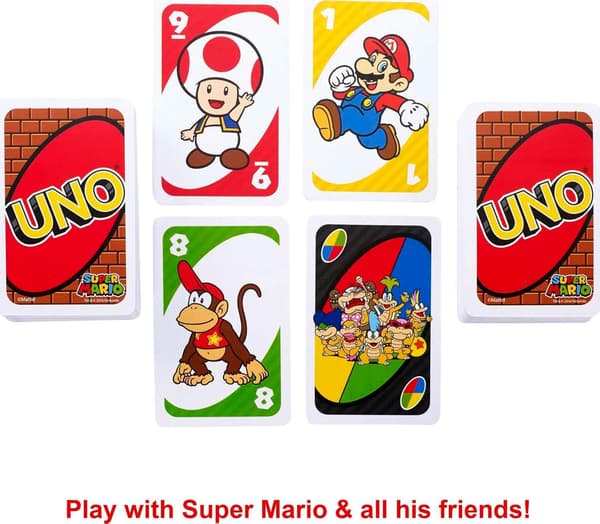 Super Mario -korttipeli, 112 korttia hahmoilla