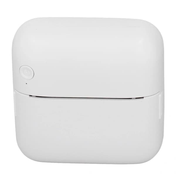 Mini printer Hvid Mini lomme printer Bluetooth Termisk etiket P