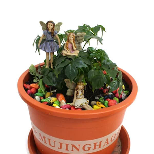 QD-6 miniature fefigurer til haven