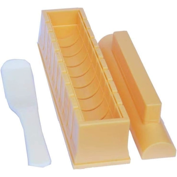 \"QD\" Sushi Maker, Sushi DIY-formset - Enkelt sushi-tillverkningsset, Premium Edition (rund form)