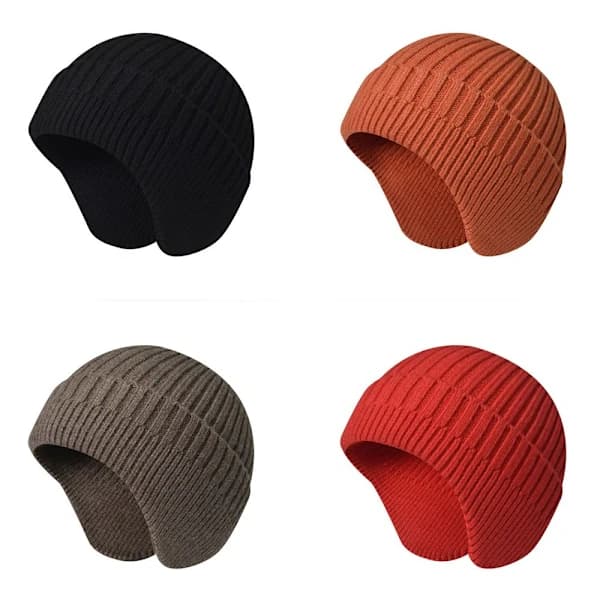 QD-Vintermössa Varm beanie MÖRKBLÅ MÖRKBLÅ Marinblå Marinblå