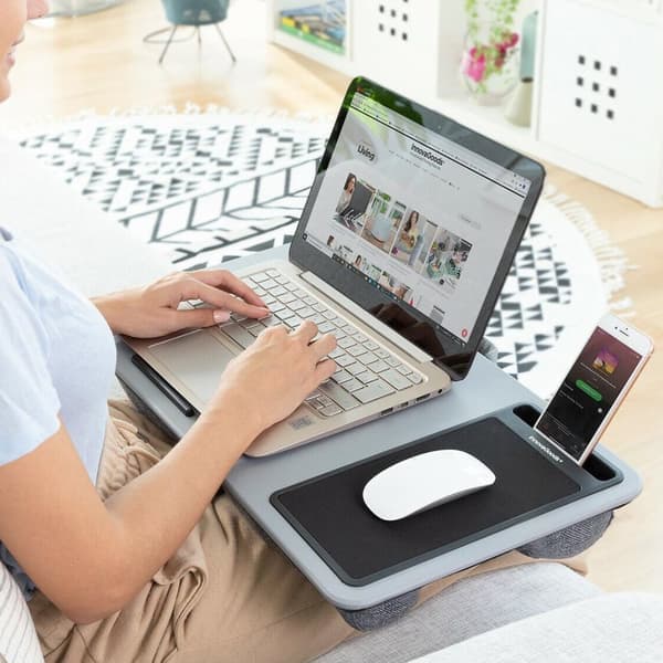 Laptopbord med pude og indbygget musemåtte