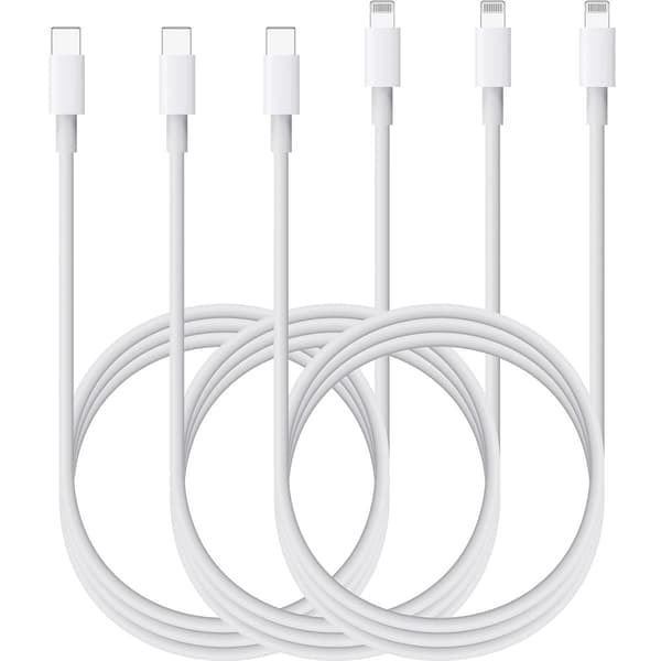 3x USB-C - Lightning -kaapeli (1 m) MFI-sertifioitu_qq