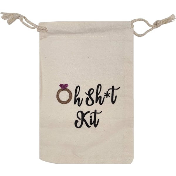 QU/Dragskopåse 10x15 cm Bakis-Kit Väska Oh SHT Kit Väska