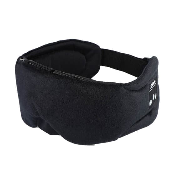 Sovhörlurar - Sovmask med hörlurar Bluetooth 5.0 Svart