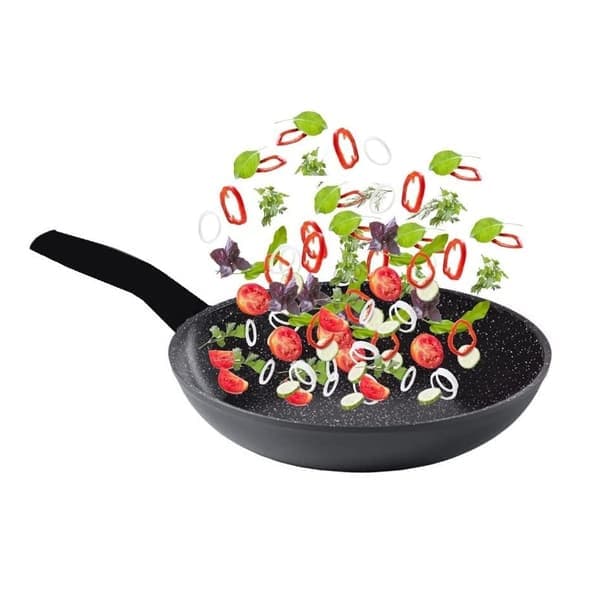 Stekepanne 28 cm med marmoroverflate - Induksjon