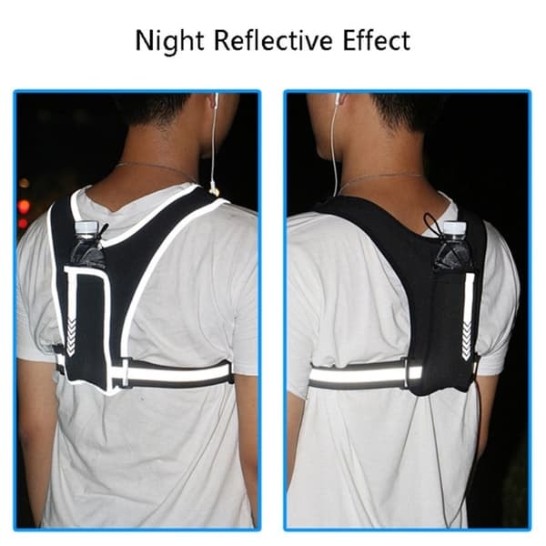 \"QD\" Løpe refleksvest Løpevest (Lysende oppgradert versjon)