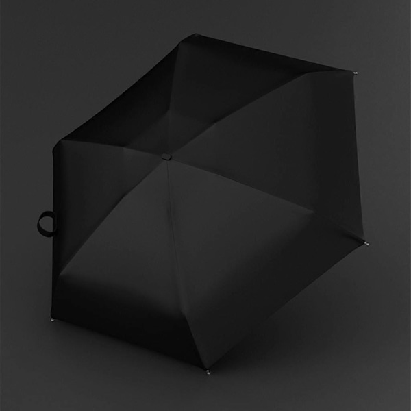 Moderne Elegant Mini Flad Paraply Manuel 5 Foldbar Luksus Anti UV Solbeskyttelse til Sol til Beskyttelse Regntæt Rejse Bærbar Lomme Paraply for_FO Pink