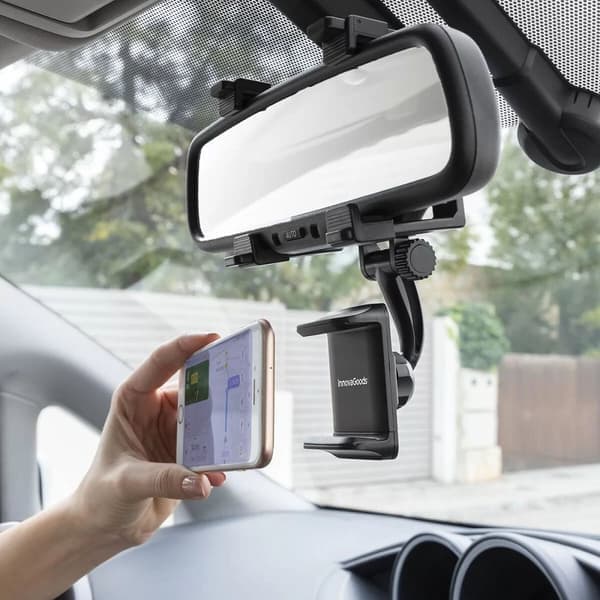 Mobilholder til bil - Til bakspejl