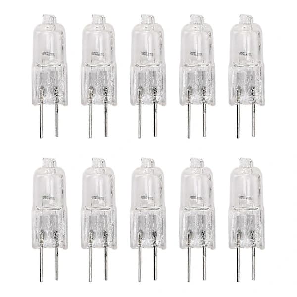 10 X G4 Halogenlampe Belysning 10w Varmhvit Tw