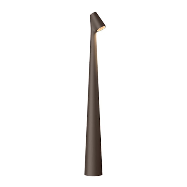 QQX.Elegant Slim Konisk Stam Bordslampa Bärbar & Dimbar LED Skulpturlampa Dec Black