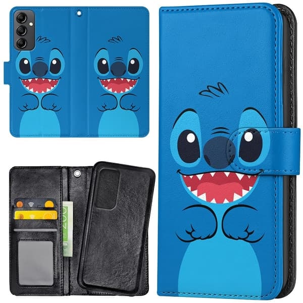 Samsung Galaxy A15 - Lompakkokotelo/Kuori Stitch_QQ