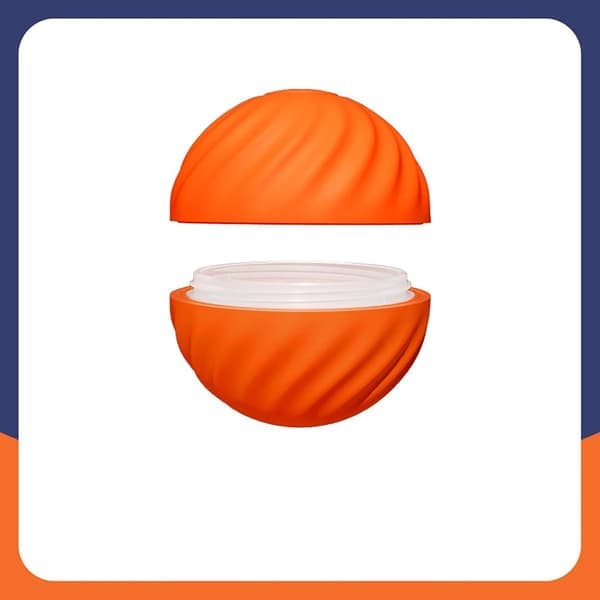 Gravity hoppebold kæledyr hundelegetøj bold automatisk hund drillebold (blå/orange)
