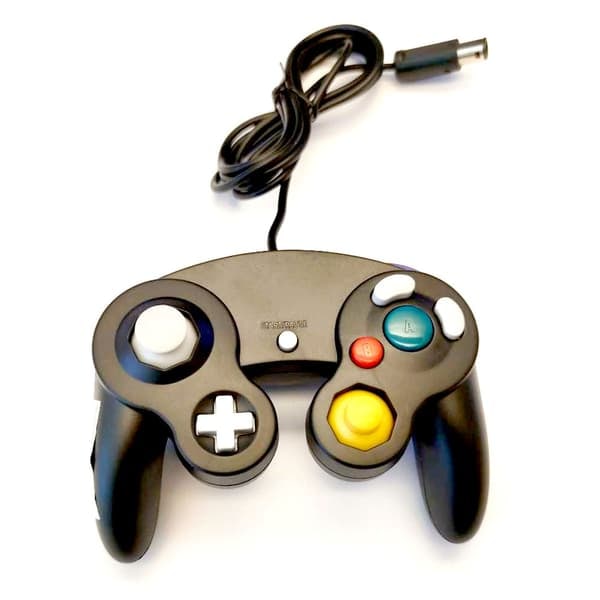 \"QD\" Wii- og Gamecube-kompatibel håndkontroller med vibrasjon