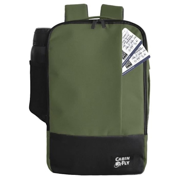 [QD]CabinFly Bellanca 40x20x25cm Ryanair Kabinryggsäck Handbagage Khaki Khaki