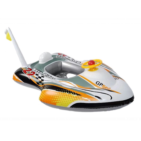 Baby Spædbarn Flyder Børn Pool Oppustelig Hydraulisk Motor Vandlegetøj PVC Med Solskærm Regnbue Sommer Strand Svømmering_ufo silver