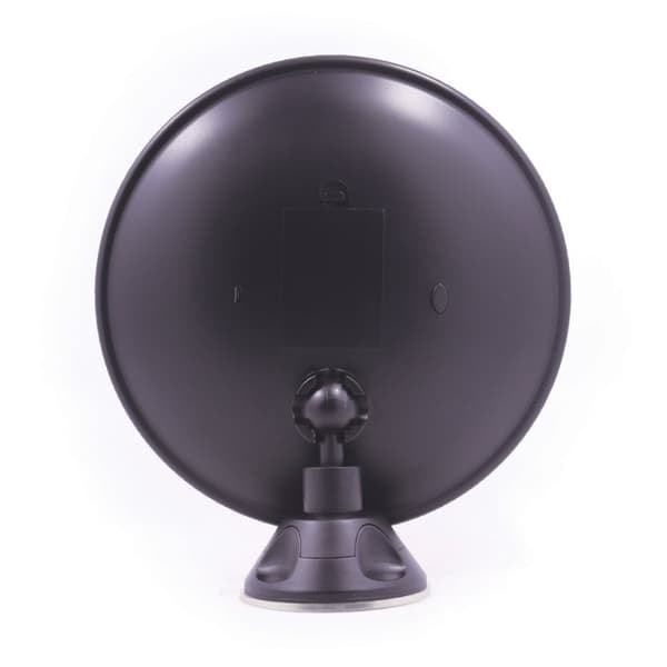 Sugkopp Sminkspegel LED-Ljus & x10 Förstoring - Svart_qq