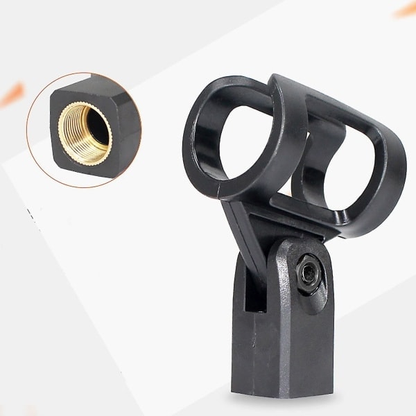 QU/Fjederklemme Mikrofonholder Mikrofonadapter til mikrofon med en diameter på 2,6-5 cm