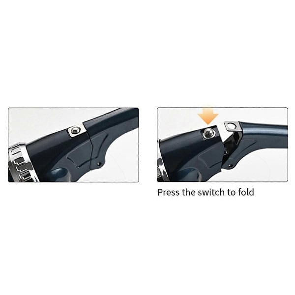 Pekven Fiskestang Easyfish Foldbar Stang Sammenklappelig Fiskestang Blissfish Foldbar Fiskestang til Fisk