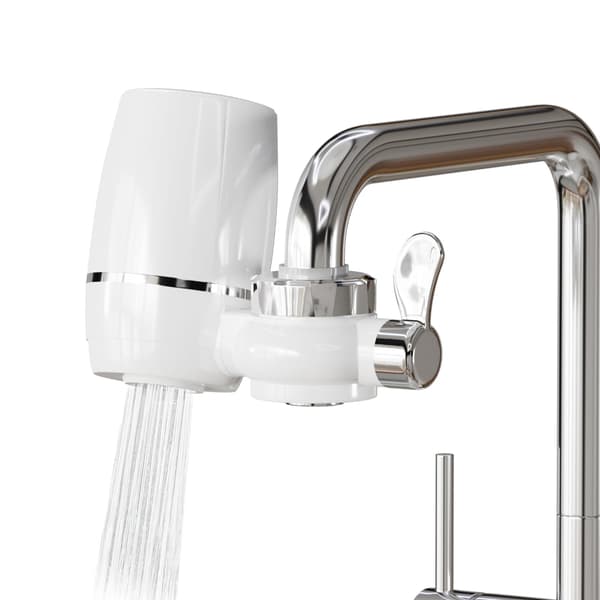 Kranfilter, vattenfiltreringssystem, kranfilter för diskbänk, kranvattenfilter, reducerar klor och lukt