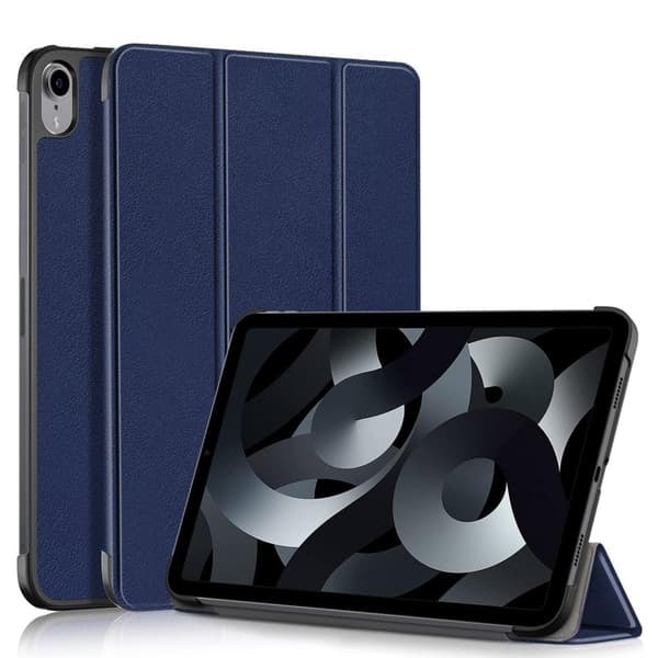 \"QD\" Apple iPad 10.9 2022 Slim fit tri-fold deksel - Mørkeblå
