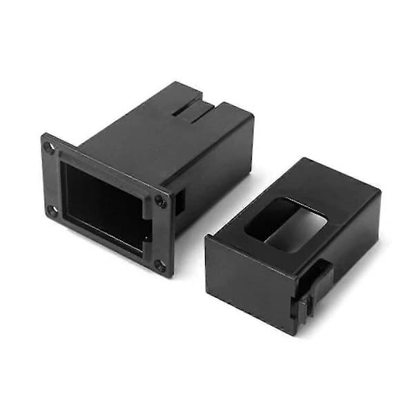 9V Batteriholder Rum til Akustisk Guitar Bas Pickup Sort