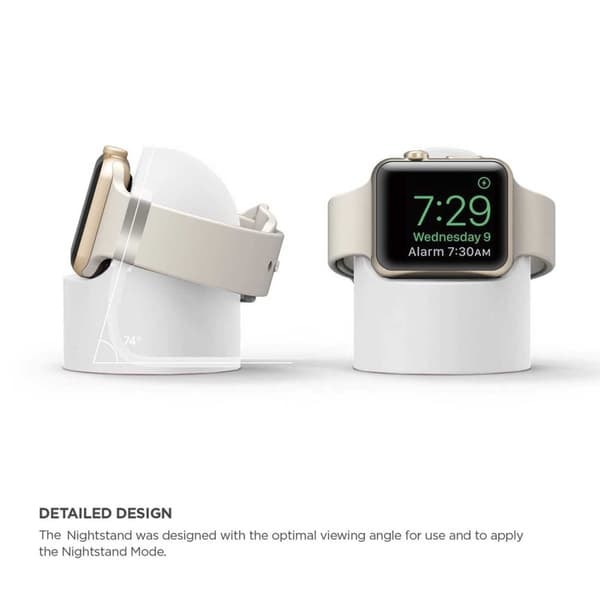 Apple Watch Teline Pidike Valkoinen_qq