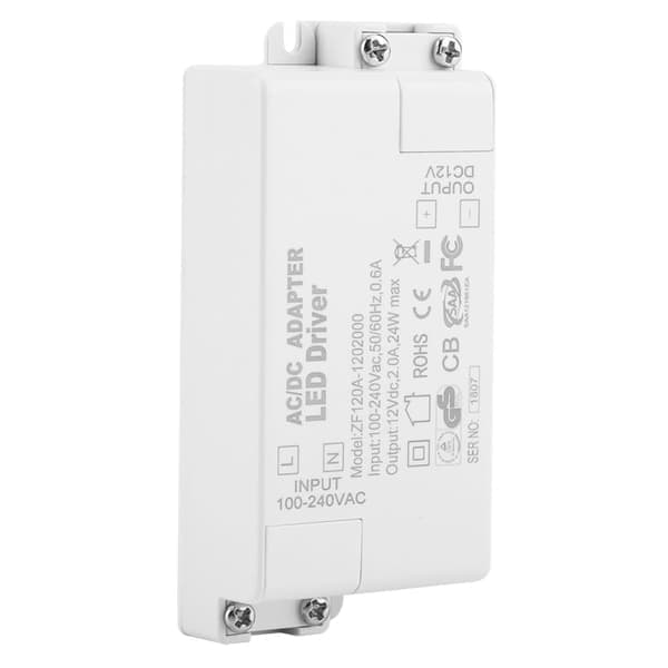AC 100-240V til DC 12V SMD LED-driverkontakt til LED-strip (24W)