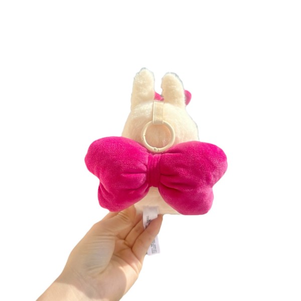 Labbuu Vingar och fjärilrosett, 17cm Labubu Mary Katt Klädset, Labubu Tillbehörsdräkt, Söta Kläder för Labubu Utklädning Rose red