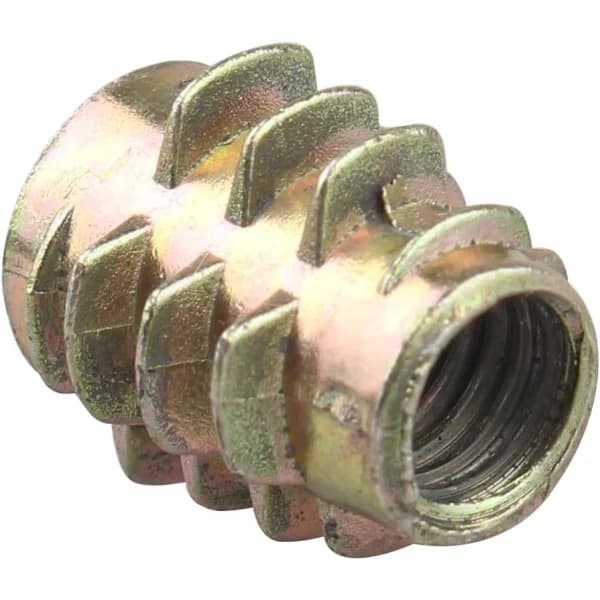 50-pack M6*13MM Inbyggda Mutter Trä Möbelgängade Skruvar