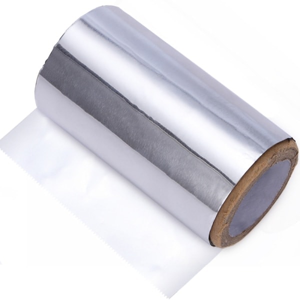 \"QD\" Aluminiumfolie for hår 9,1*4,3cm, Blank Sølv Frisør