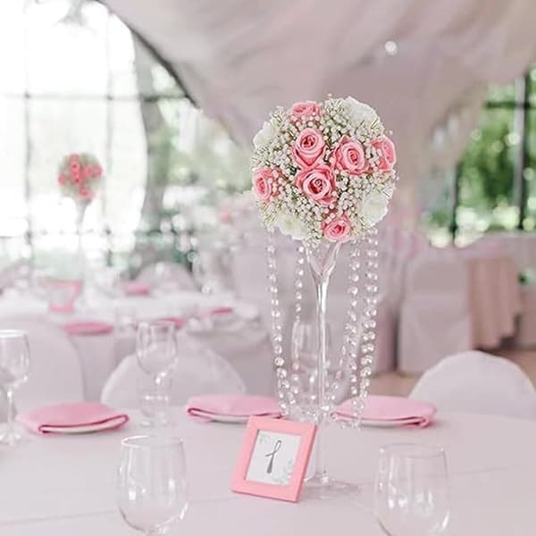 2 stk. Kunstige Blomster – Dekor til Bryllup & Hjemmefester